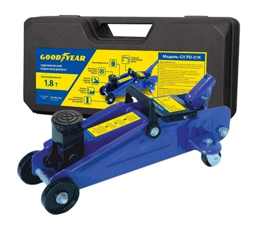 Автомобильный домкрат Goodyear GY-PD-01K 1,8т Автомобильный домкрат Goodyear GY-PD-01K 1,8т